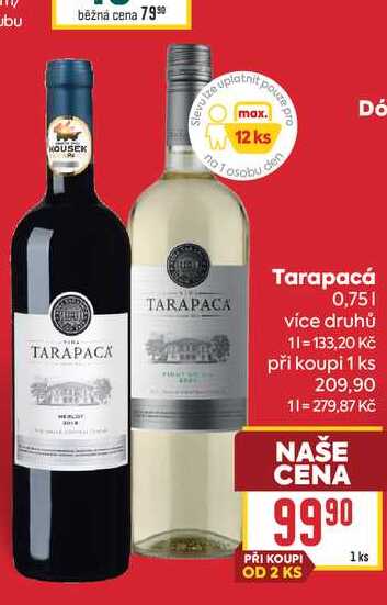Tarapacá 0,75l