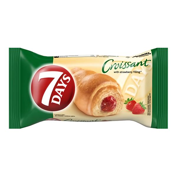 7 Days Croissant s jahodovou náplní