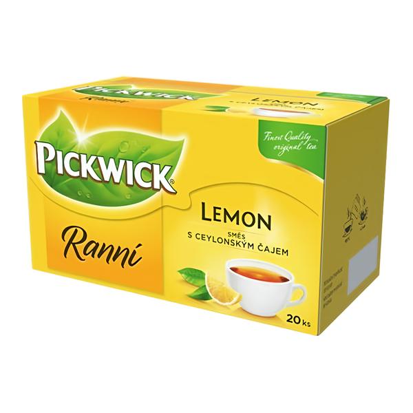 Pickwick Ranní Černý čaj s citrónem 35g