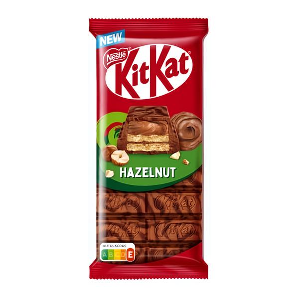 KitKat Tabulka Hazelnut s mléčnou  a hořkou čokoládou