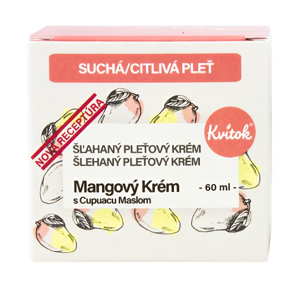 Kvitok Mangový krém pro citlivou a suchou pleť