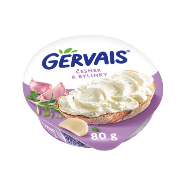 Gervais Čerstvý tvarohový sýr s česnekem a bylinkami