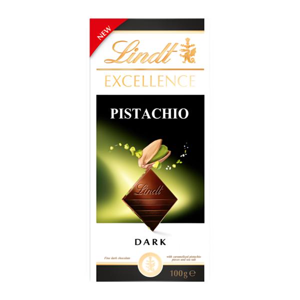Lindt Excellence Hořká čokoláda Pistácie