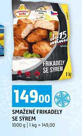 SMAŽENÉ FRIKADELY SE SÝREM 1000 g