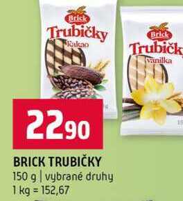 BRICK TRUBIČKY 150 g vybrané druhy 