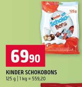 KINDER SCHOKOBONS 125 g 