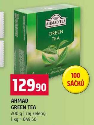AHMAD GREEN TEA 200 g čaj zelený 