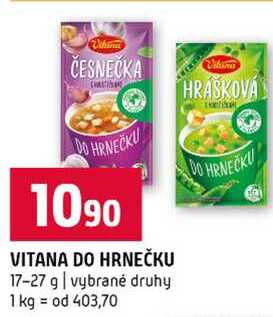 VITANA DO HRNEČKU 17-27 g vybrané druhy 