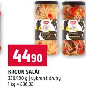 KROON SALÁT 330/190 g vybrané druhy 