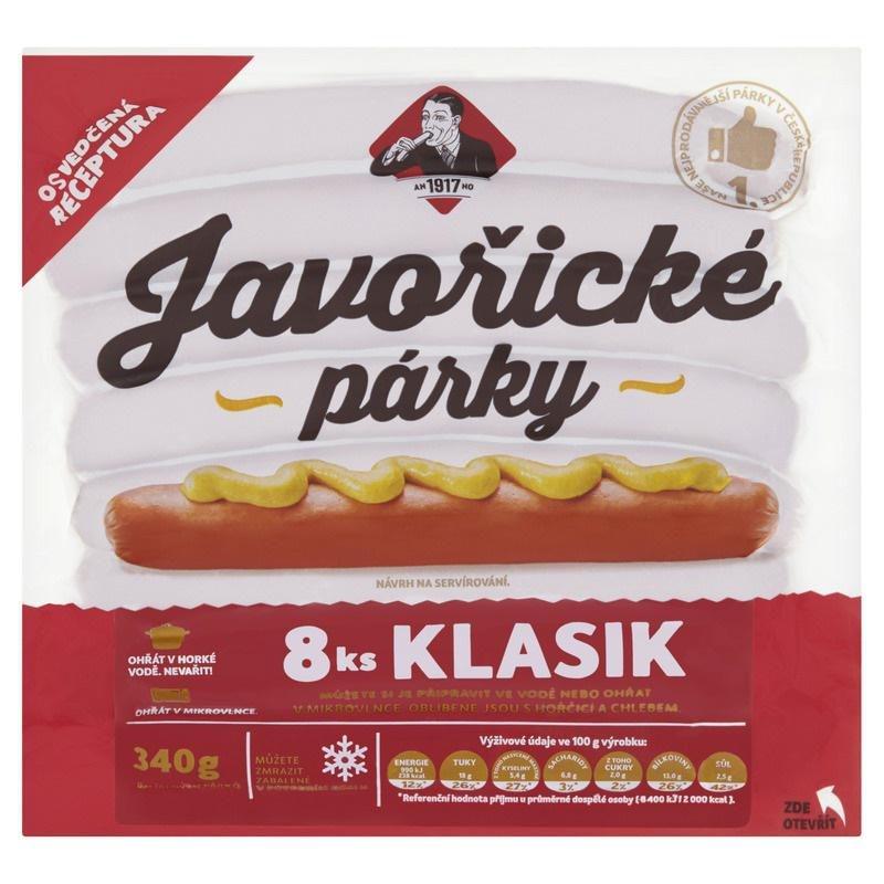 Javořické párky, 340 g