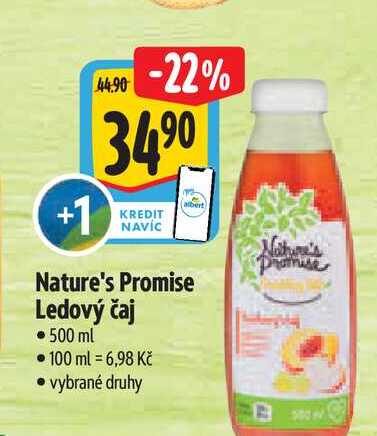   Nature's Promise Ledový čaj  500 ml  