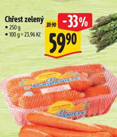 Chřest zelený  250 g 