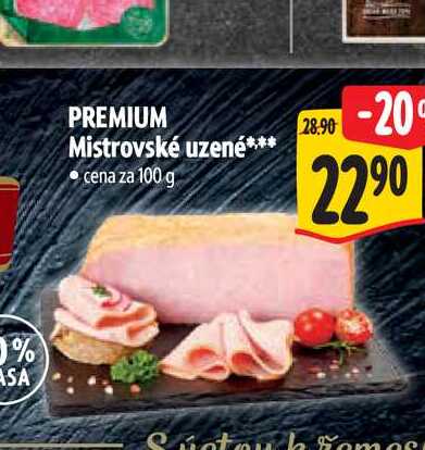   PREMIUM Mistrovské uzené  100 g 