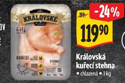  Královská kuřecí stehna  1kg 