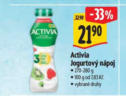   Activia Jogurtový nápoj  270-280 g 