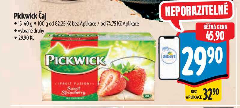 Pickwick Čaj  15-40 g 