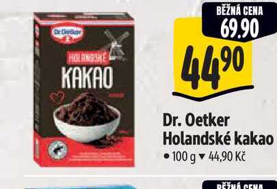   Dr. Oetker Holandské kakao 100 g 