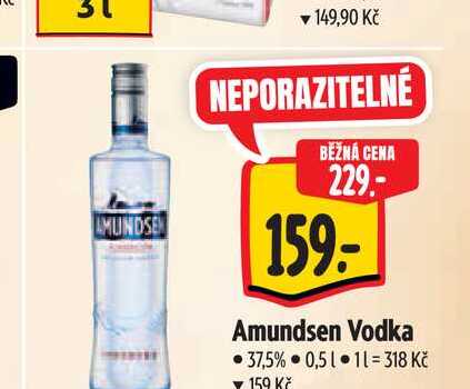   Amundsen Vodka  0,5 l v akci