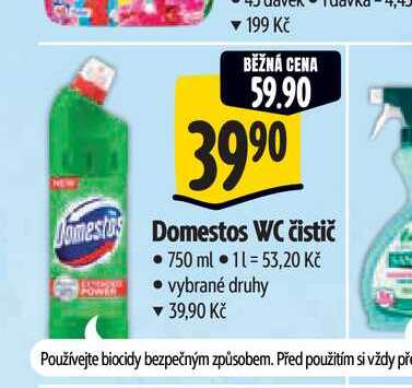  Domestos WC čistič  750 ml  