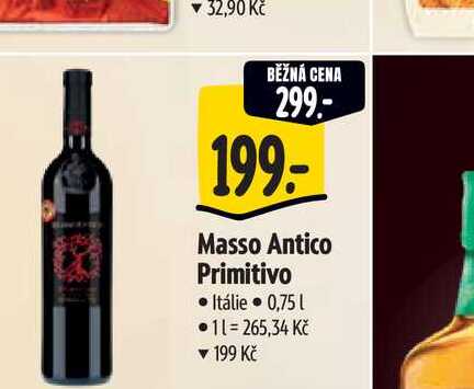  Masso Antico Primitivo 0,75 l 