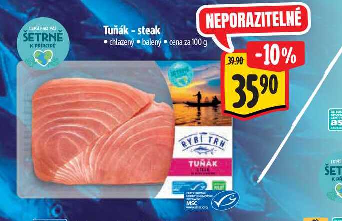  Tuňák - steak  100 g