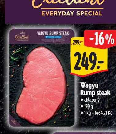   Wagyu Rump steak chlazený 170 g 