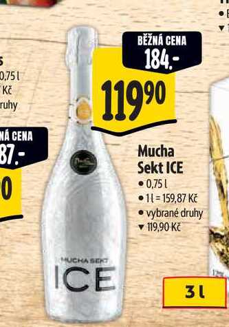   Mucha Sekt ICE 0,75 l