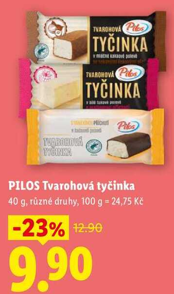 PILOS Tvarohová tyčinka, 40 g