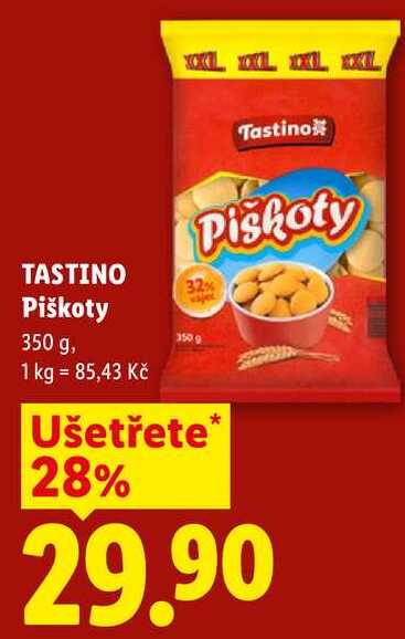 TASTINO Piškoty, 350 g