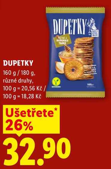 DUPETKY, 160 g/180 g