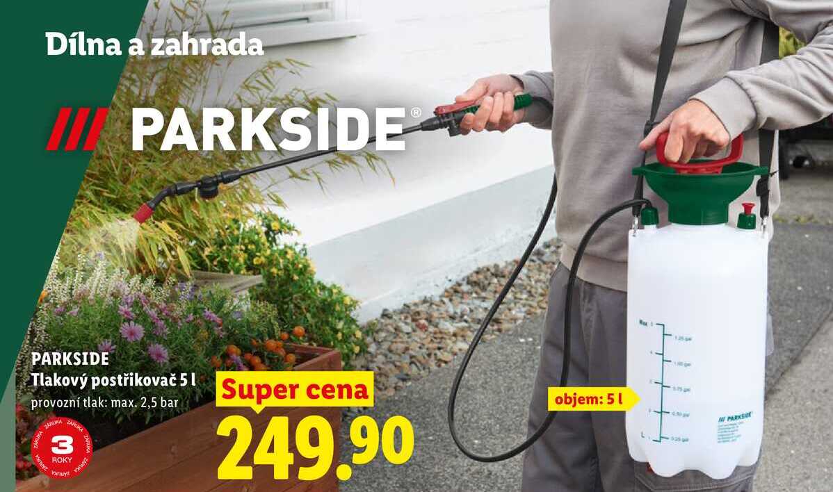 PARKSIDE Tlakový postřikovač 5 l