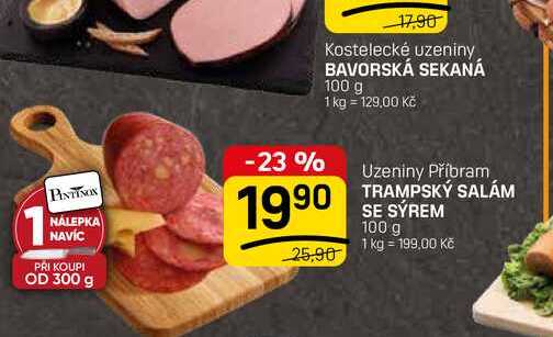 TRAMPSKÝ SALÁM SE SYREM 100 g 