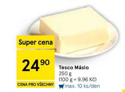 Tesco Máslo, 250 g 