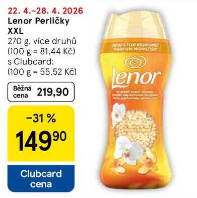Lenor Perličky XXL, 270 g, více druhů 