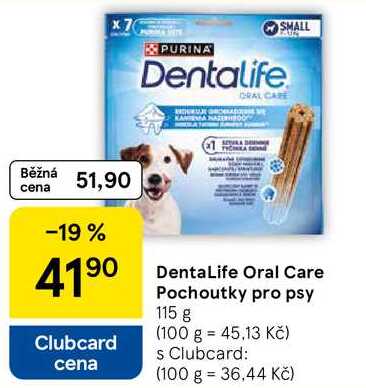 DentaLife Oral Care Pochoutky pro psy, 115 g 
