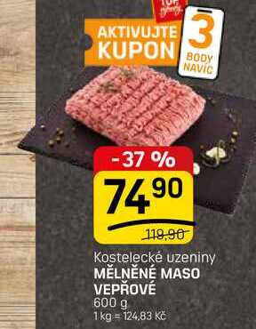 MĚLNĚNÉ MASO VEPŘOVÉ 600 g