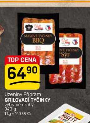 GRILOVACÍ TYČINKY vybrané druhy 340 g 