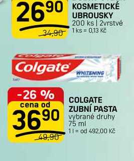 COLGATE ZUBNÍ PASTA vybrané druhy 75 ml