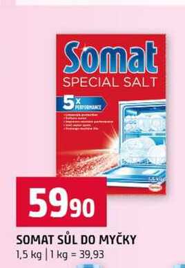 SOMAT SŮL DO MYČKY 1,5 kg 