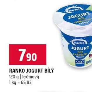 RANKO JOGURT BÍLÝ 120 g krémový 