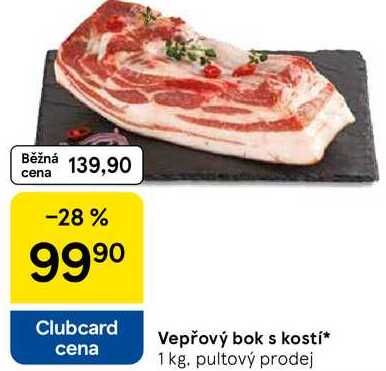 Vepřový bok s kostí, 1 kg