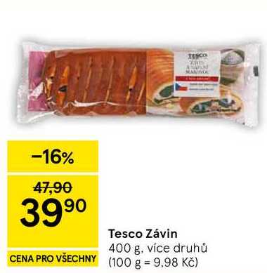 Tesco Závin, 400 g 