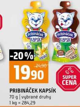PRIBINÁČEK KAPSÍK 70 g vybrané druhy 