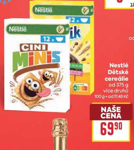 Nestlé Dětské cereálie od 375 g