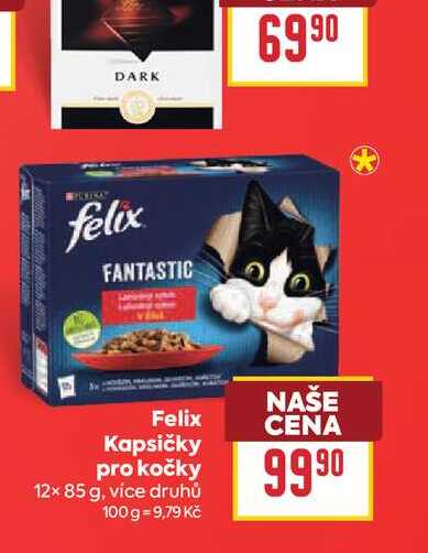 Felix Kapsičky pro kočky 12x85 g