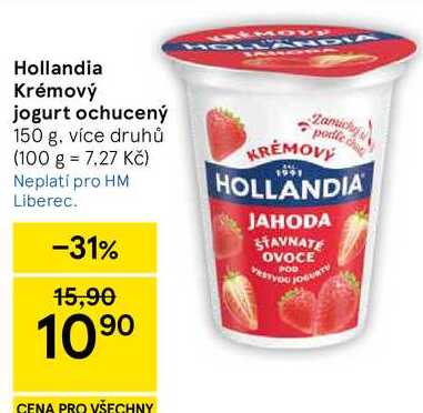 Hollandia Krémový jogurt ochucený, 150 g, více druhů  
