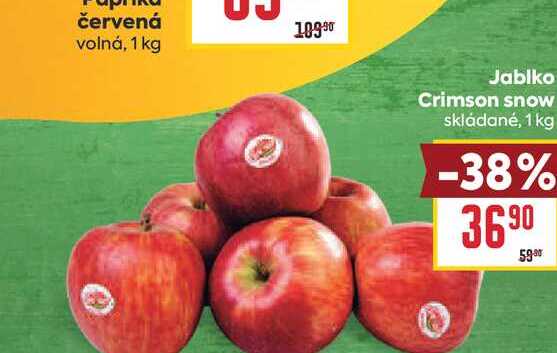 Jablko Crimson snow skládané, 1 kg