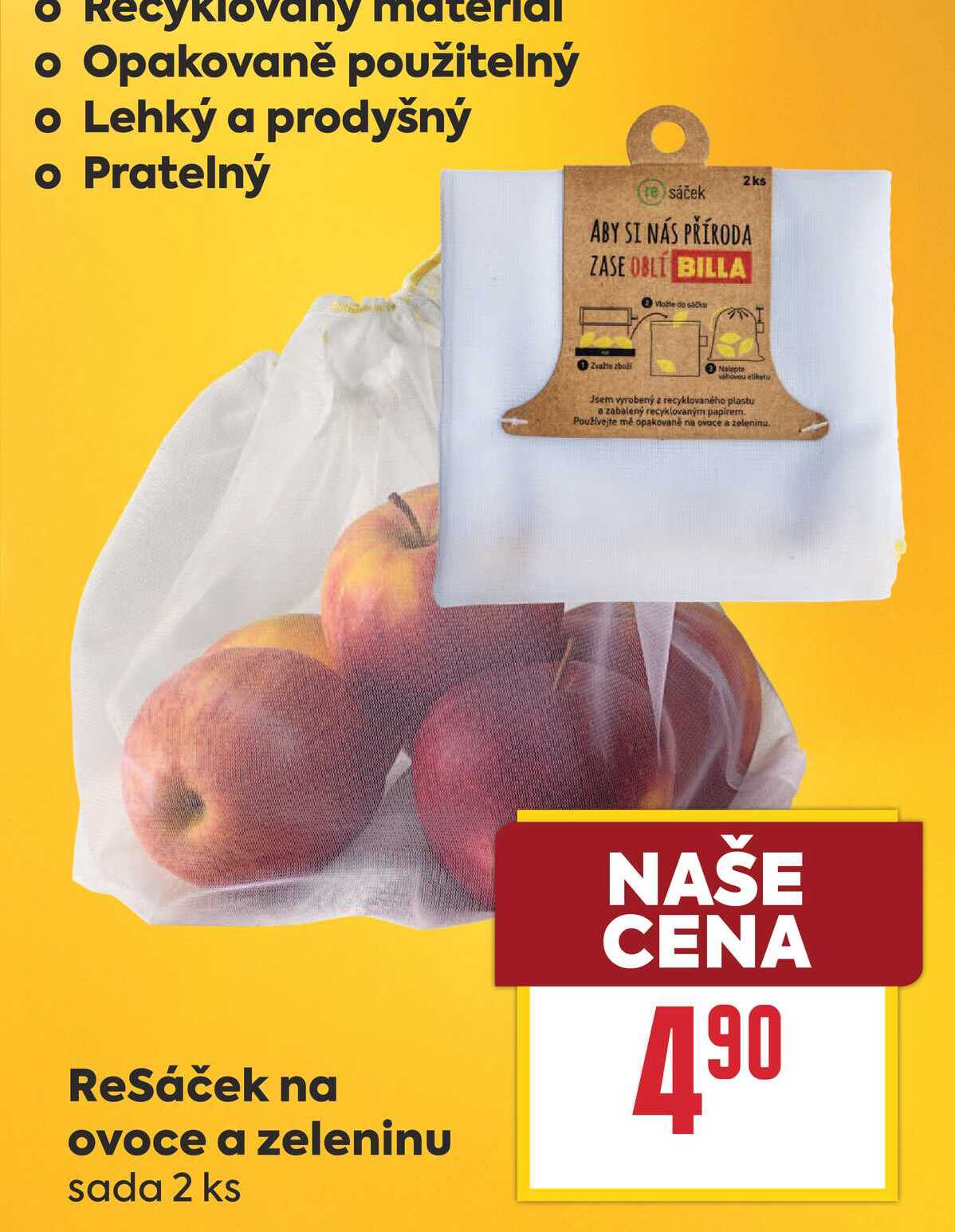 ReSáček na ovoce a zeleninu sada 2 ks 