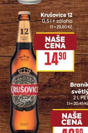 Krušovice 12 0,5l