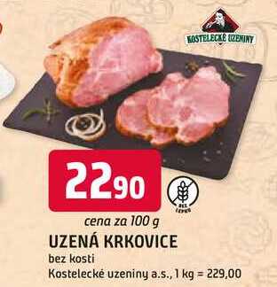 UZENÁ KRKOVICE bez kosti 100 g